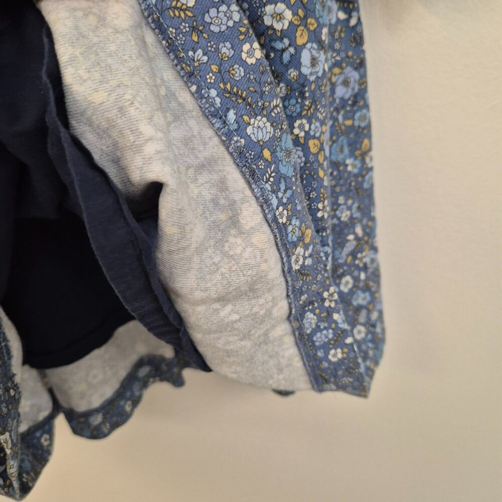 Pepa London Blue Winter Floral Dress 4Y - Picture 4 of 6